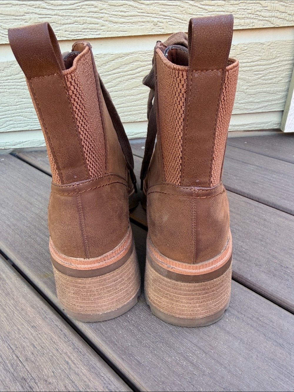 MIA Abbey lace-up combat boots Sz 9 - Picture 9 of 16